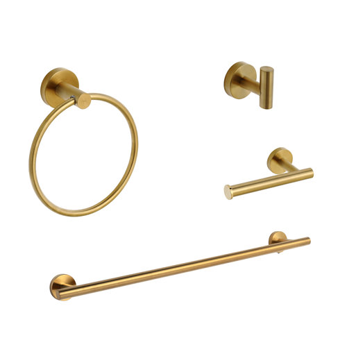 Wayfair Brass Bathroom Hardware Sets You'll Love in 2023